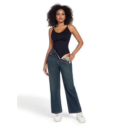 Seamless Body Shaping Bodysuit With Firm Control