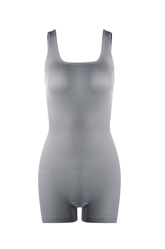 Seamless High-Waisted Bodysuit For Curvy Women