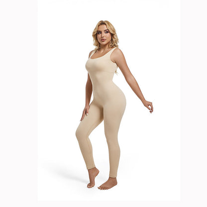 Seamless Stretch Yoga Bodysuit Compression Tank Top