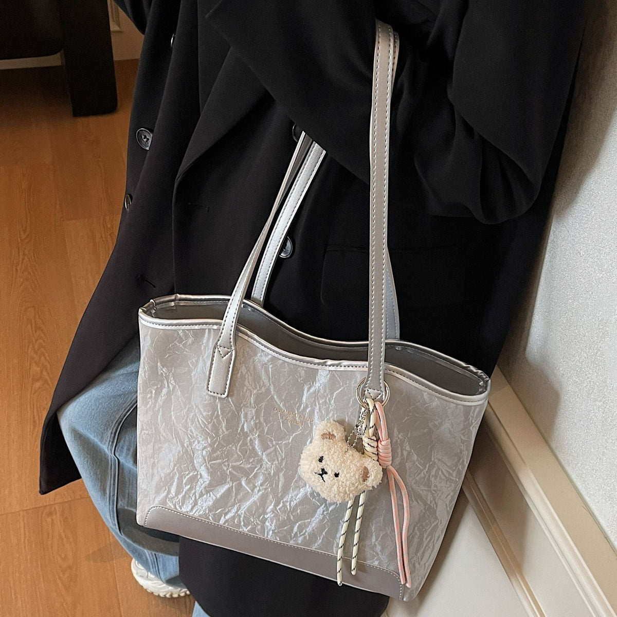 Vintage Style Large Capacity Tote Bag for Women
