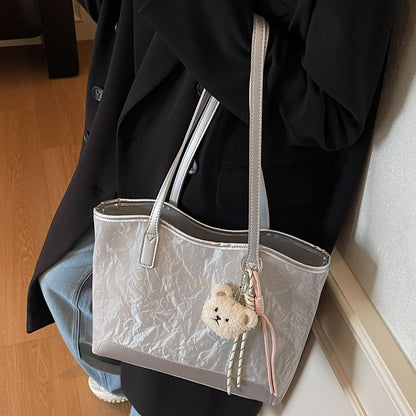 Vintage Style Large Capacity Tote Bag for Women