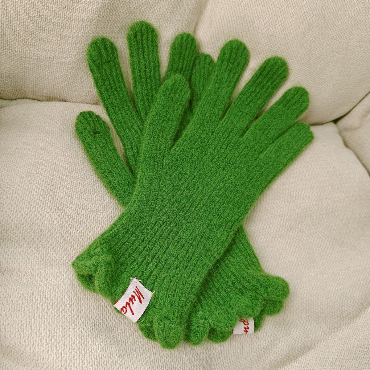 Soft Ribbed Solid Color Warm Knit Gloves