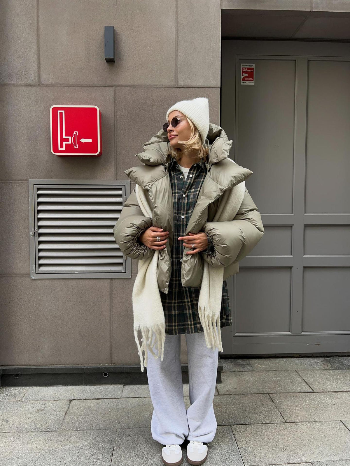 Trendy Hooded Cotton Puffer Jacket Casual Streetwear