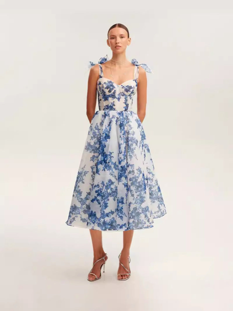 Elegant Off-Shoulder Maxi Dress With 3D Fabric