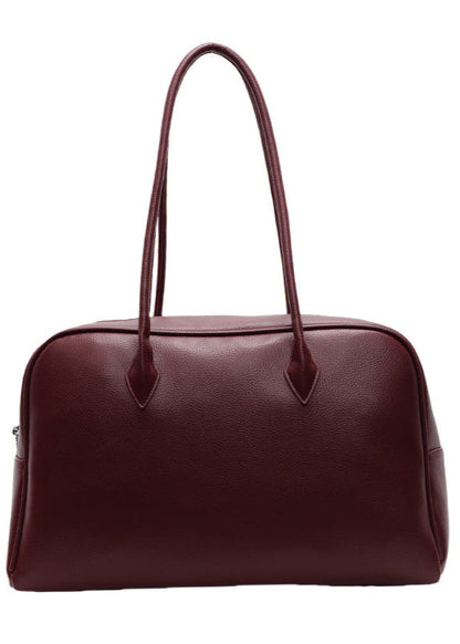 Structured Shoulder Bag Premium PU Leather