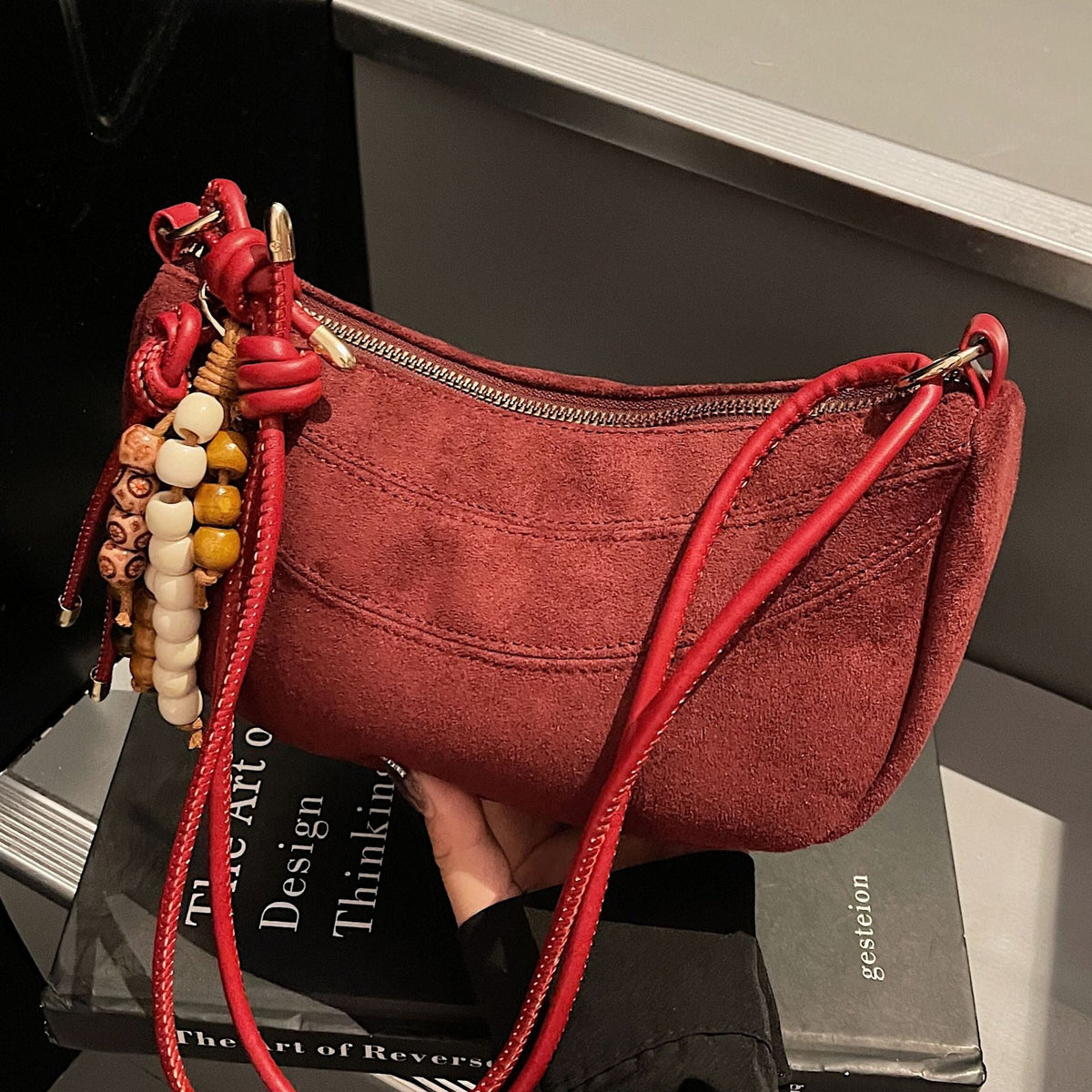 Vintage Style Shoulder Dumpling Bag for Women