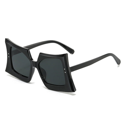 Trendy Square Frame Sunglasses Hip-Hop Style UV400 Protection