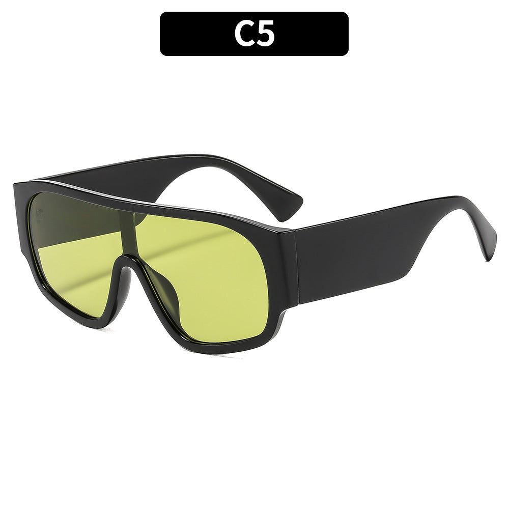 Stylish Rectangle Frame UV400 Sunglasses for Outdoor Activities