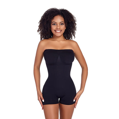High-Waisted Shaping Bodysuit With Thong And Boyshort Options