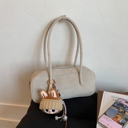 Vintage Faux Suede Large Capacity Tote Bag for Women