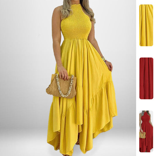 Elegant Sleeveless Maxi Dress Casual Feminine Style