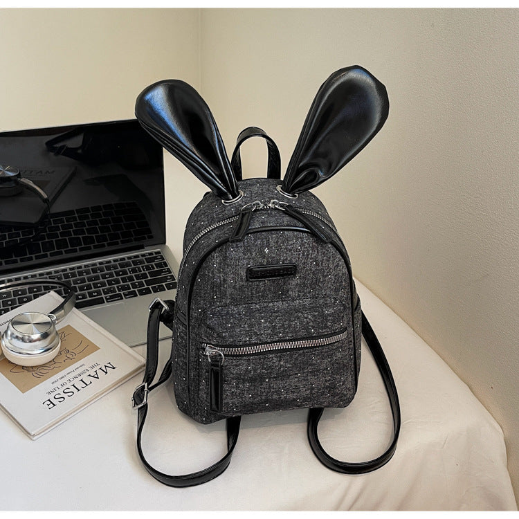 Stylish Denim Backpack for Women Casual College Bag