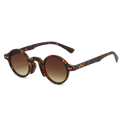 Round Frame Retro Sunglasses Stylish UV400 Protection