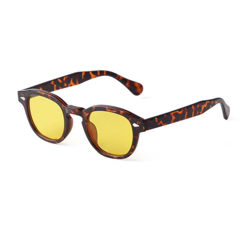Trendy Round Frame UV Protection Sunglasses