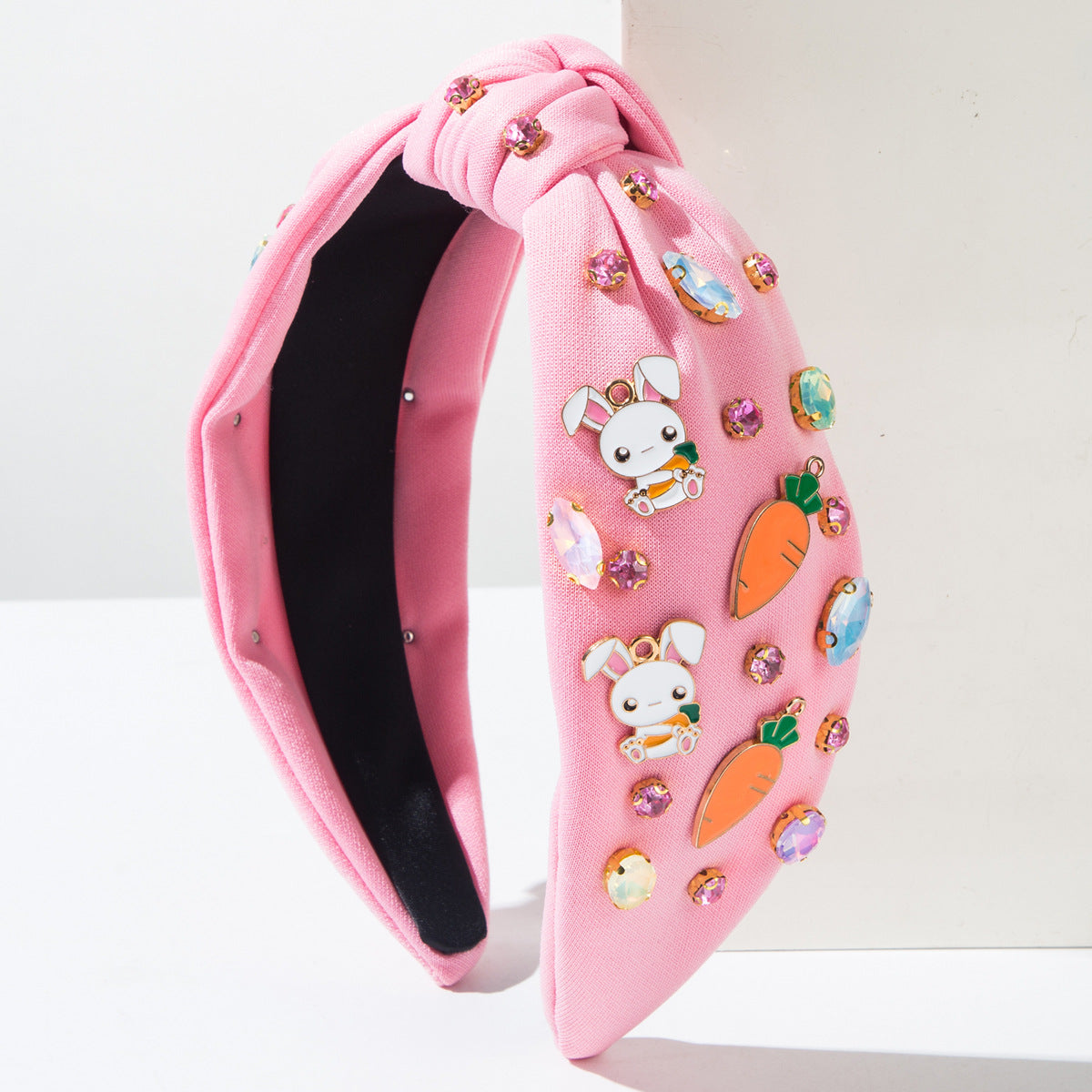 Cute Easter Bunny Headband With Rhinestones