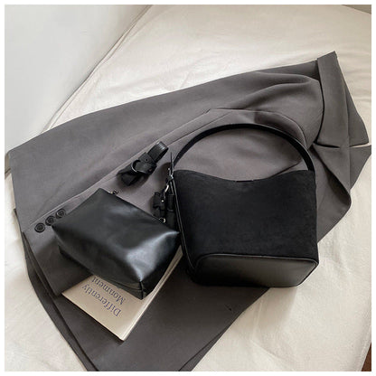 Retro Bucket Bag for Women Stylish Crossbody Purse