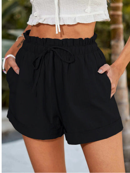 Relaxed Drawstring Shorts