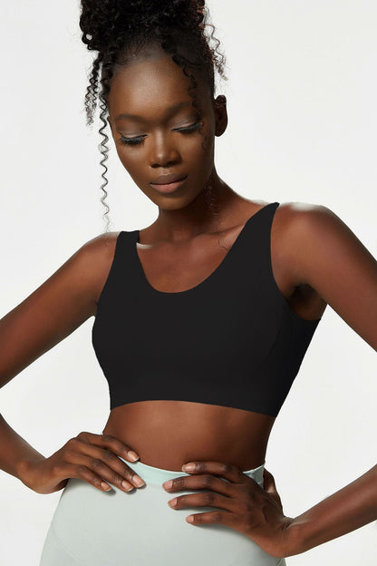 Sports Bra Female Buckle Yoga Bra Seamless Yoga Bra