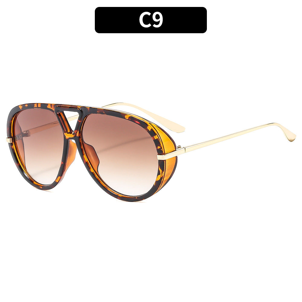 Trendy Oversized Squared Sunglasses UV400 Fashion Accessory