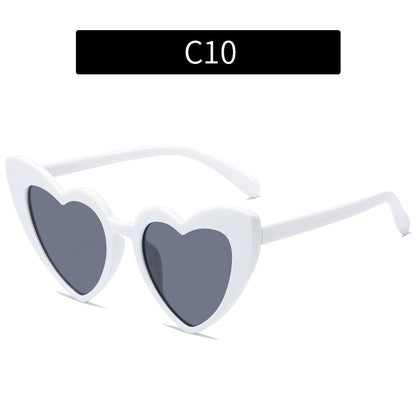 Colorful Heart-Shaped Sunglasses for Family Fun