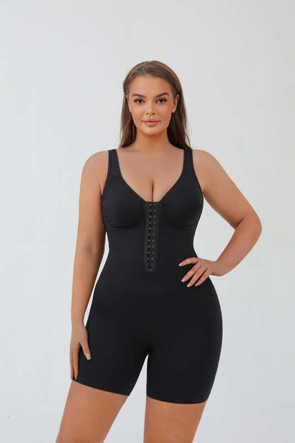 Plus Size Body Shaping Bodysuit With Wide Straps