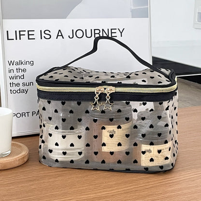 Love Mesh Large Capacity Make Up Bags