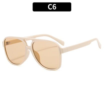 Trendy Retro Square Sunglasses with UV400 Protection