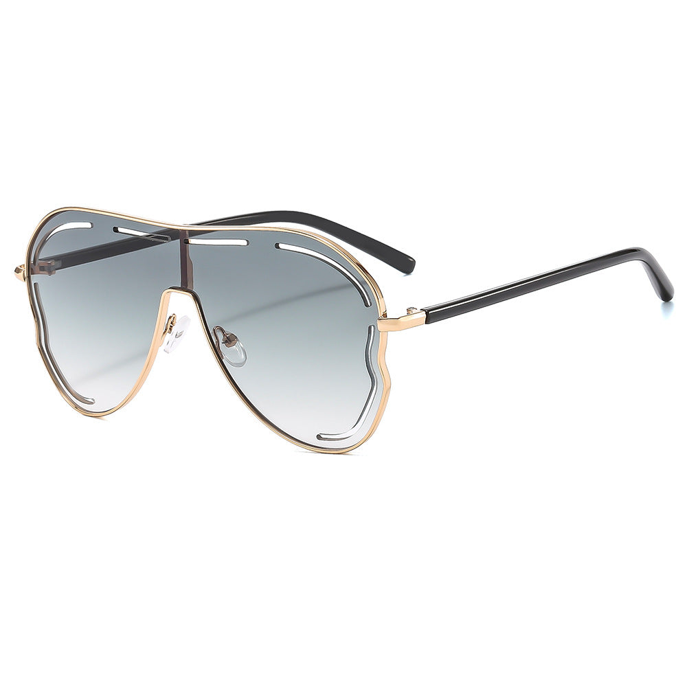 Trendy Oversized Cat-Eye Sunglasses UV400 Protection