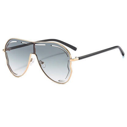 Trendy Oversized Cat-Eye Sunglasses UV400 Protection