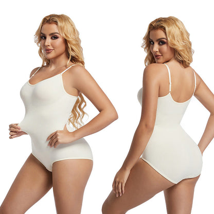 Seamless Bodysuit Shaper With Adjustable Closure
