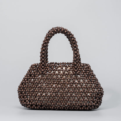 Handmade Wooden Bead Handbags