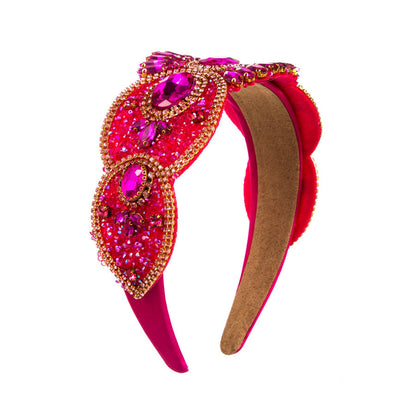 French Vintage Elegant Crystal Headband