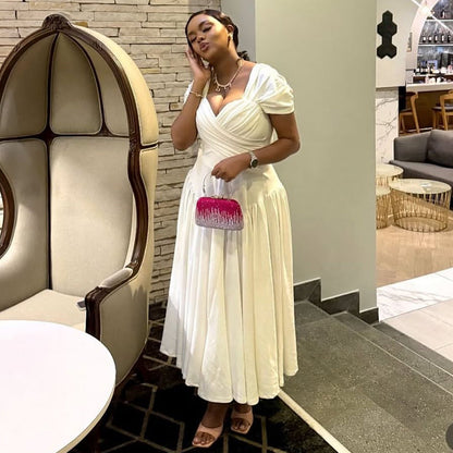 Elegant Plus Size Strapless Maxi Dress For Women