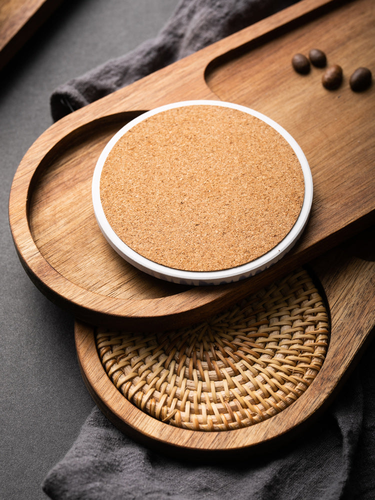 Solid Wood Tray, Water Cup, Plate, Vintage Bread, Dim Sum, Dessert Storage, Breakfast And Small Plate