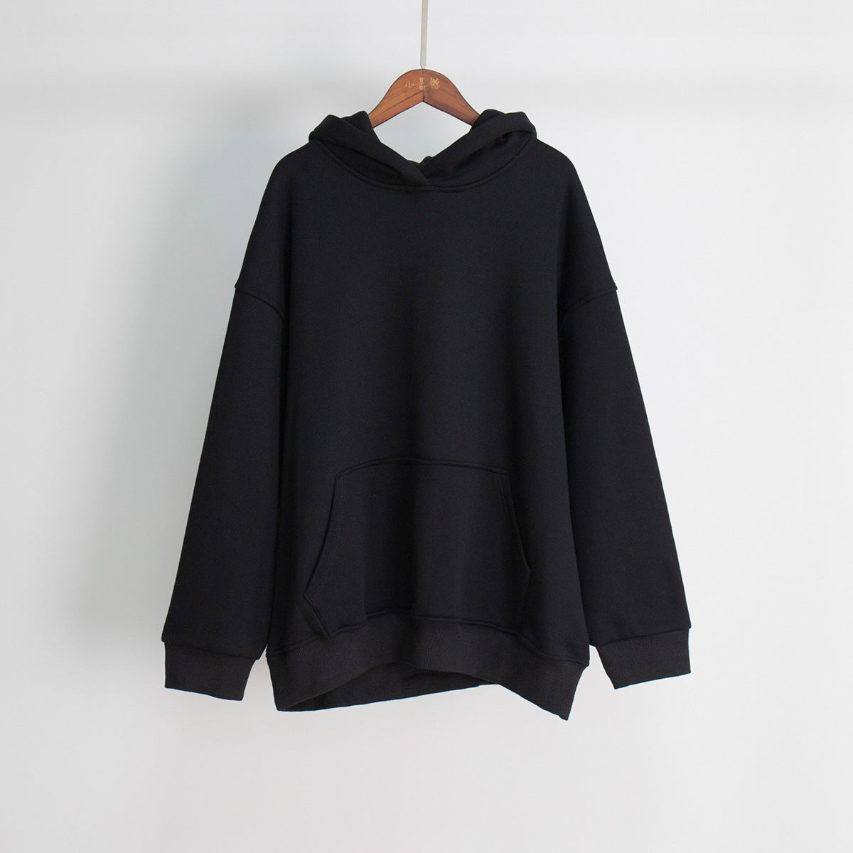 Unisex Plush Hooded Sweatshirt with Pockets