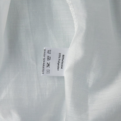 Elegant Lantern Sleeve Viscose Blouse Casual Top