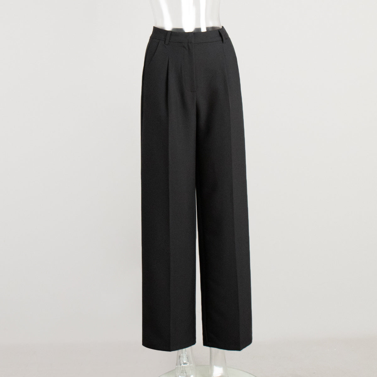 Casual High-Waist Wide-Leg Trousers for Women