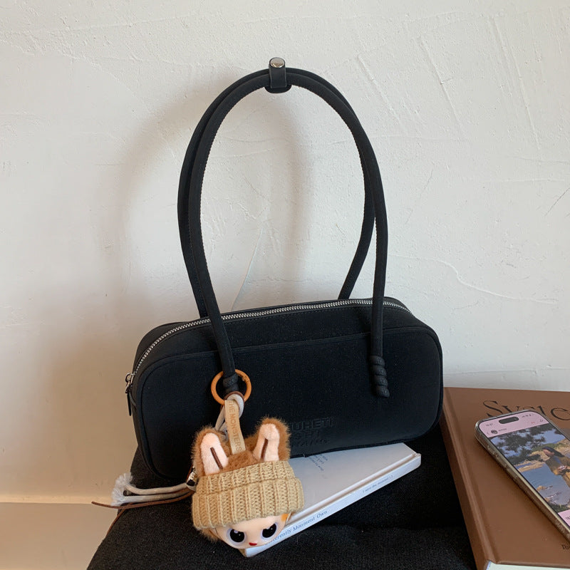Vintage Faux Suede Large Capacity Tote Bag for Women