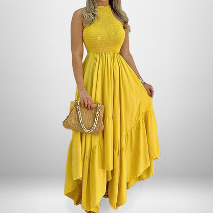 Elegant Sleeveless Maxi Dress Casual Feminine Style