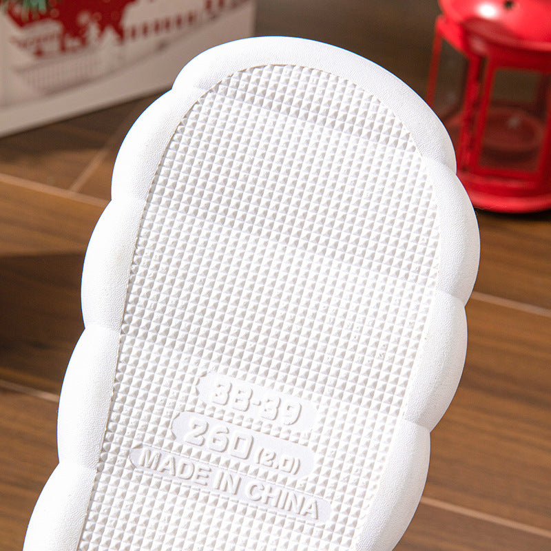 Cute Plush Cartoon Christmas Winter Slippers