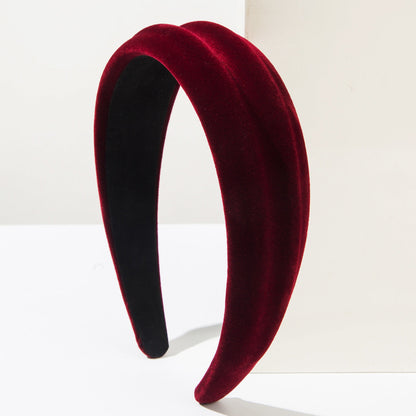 Stylish Velvet Headband with Unique Textured Design