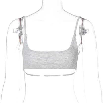 Trendy Casual Strapless Crop Top for Women