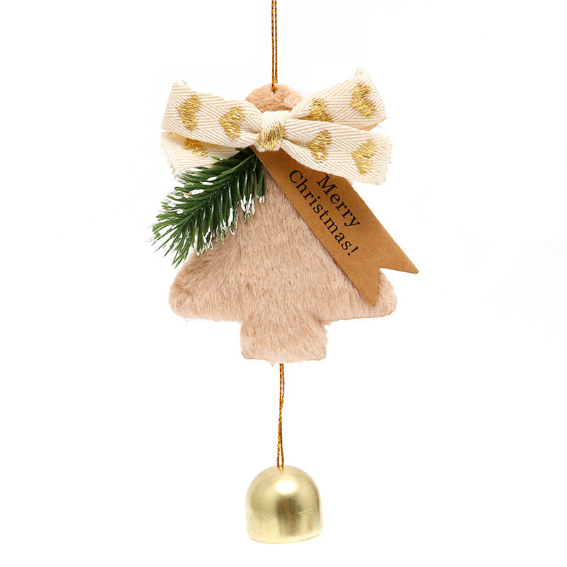 Christmas Tree Jingle Bell Bow Door Decoration