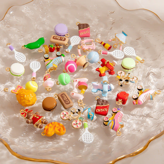 Colorful Airplane Pendant DIY Craft Accessories
