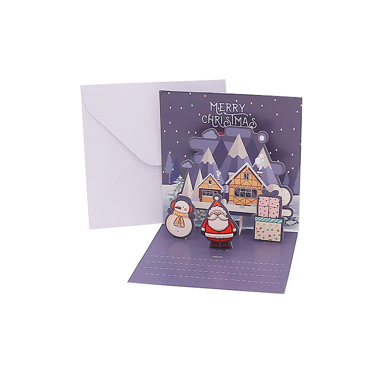 Creative Christmas 3D Pop Up Greeting Card