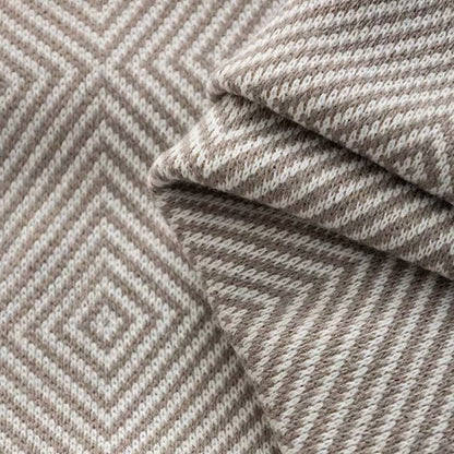 Repeating Geometric Cozy Throw Blanket