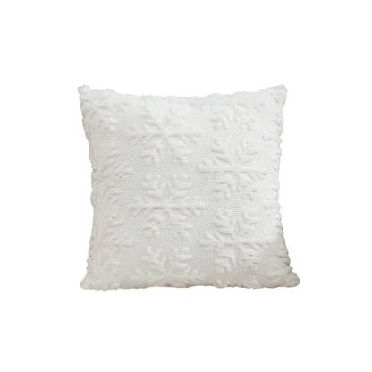 Soft Christmas Tree Snowflake Square Cushion Covers