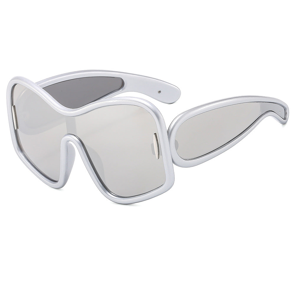 Oversized Fashion Sunglasses UV400 Protection Street Style