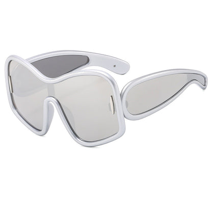 Oversized Fashion Sunglasses UV400 Protection Street Style