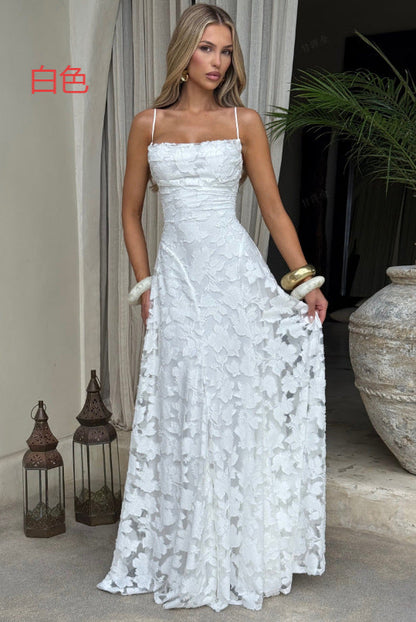 Elegant A-Line Maxi Dress for Women